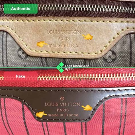 how to tell if real louis vuitton|authentic louis vuitton label.